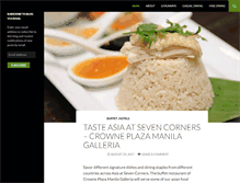 Tablet Screenshot of heftyfoodie.com